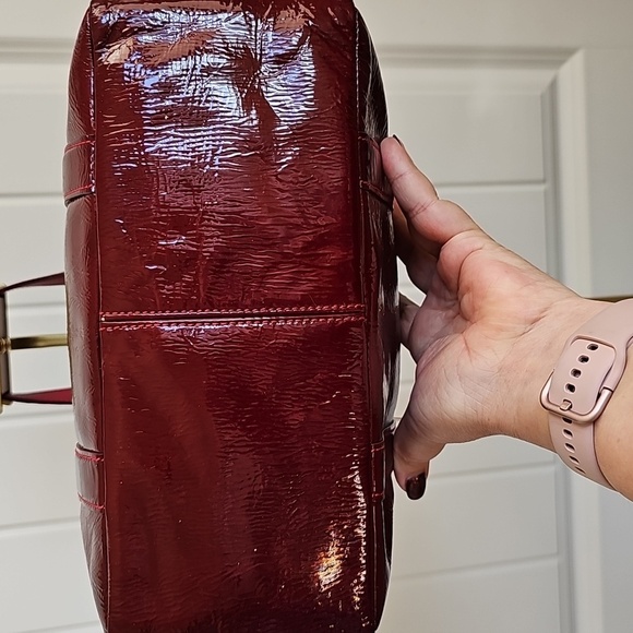 Coach 2003 VINTAGE Small Gallery Tote Wine Signature C Lining - Picture 8 of 17